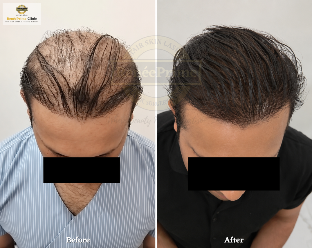 Biofibre Hair Transplant Before and After at ReneePrime Clinic, Mumbai 34