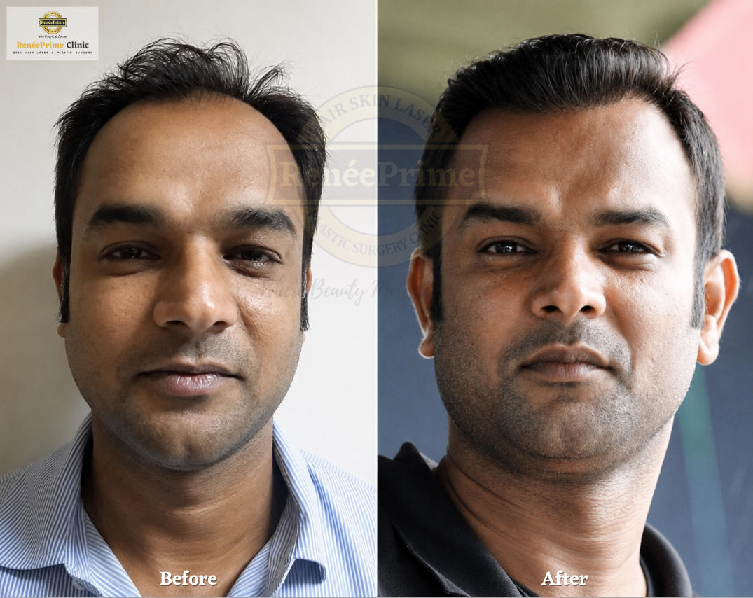 Hair Transplant Before and After at ReneePrime Clinic Mumbai 2211