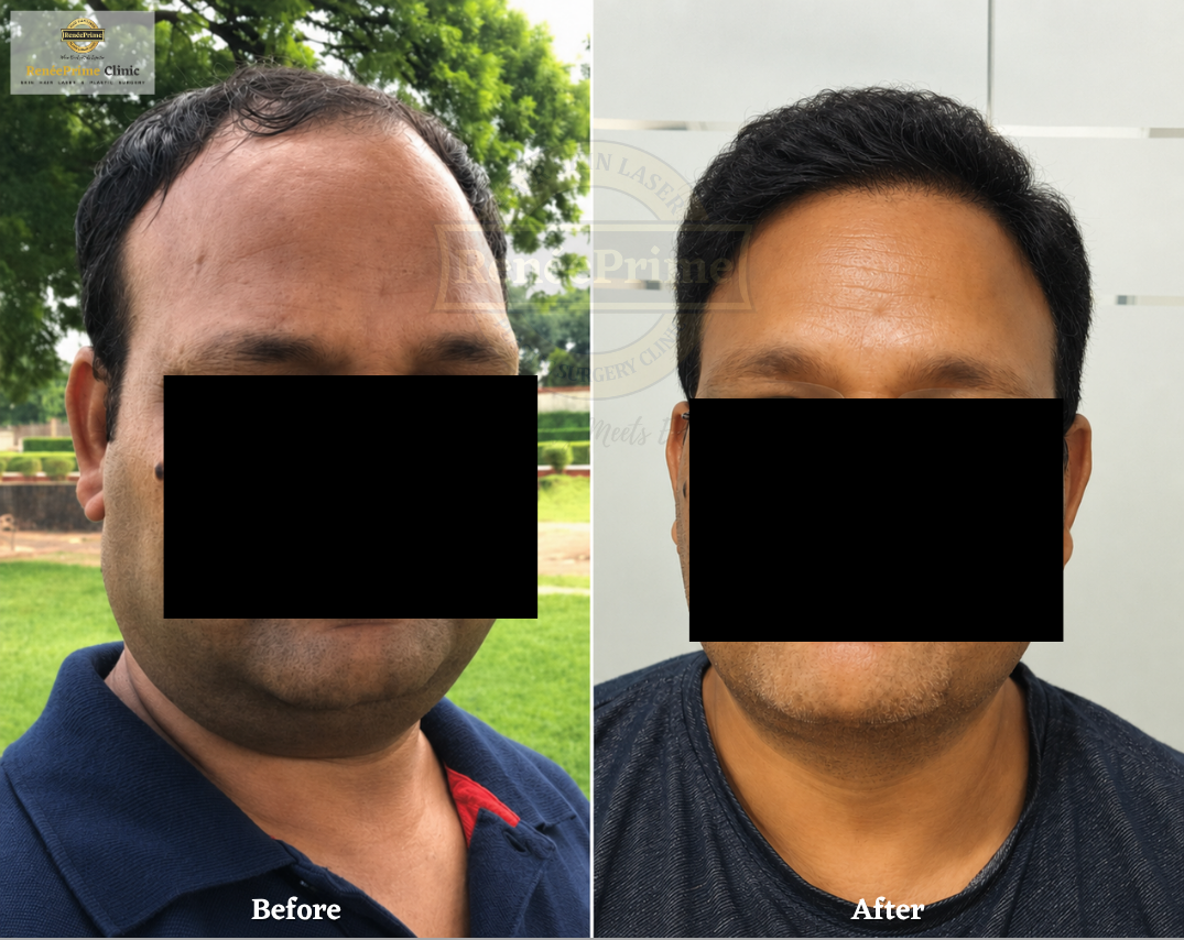 Hair Transplant Before and After at ReneePrime Clinic Mumbai 4443