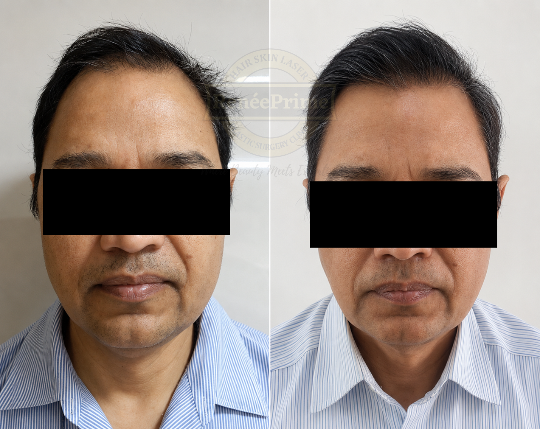 hairline transplant v